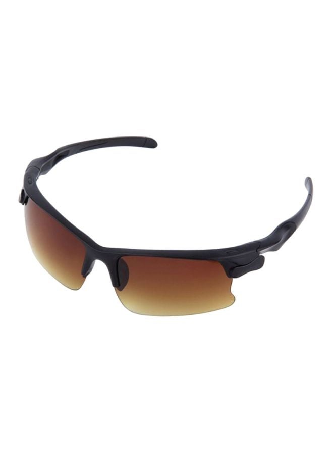 OUTAD Men's Semi-Rimless Wrap-Around Sunglasses - Lens Size: 52 mm  - Image 2