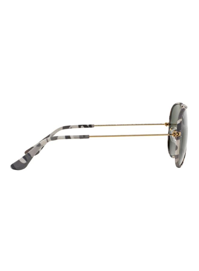 راي بان نظارة شمسية بإطار بايلوت - طراز RB3588-90548G - حجم العدسة: 55 مم - أسود للرجال - Image 3