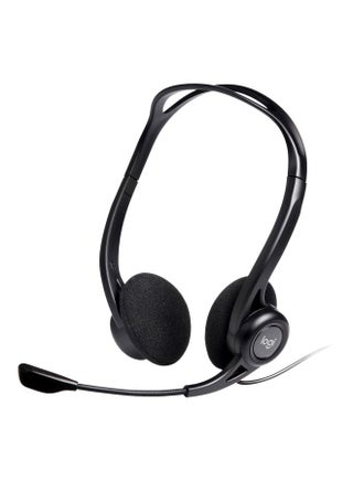 960 Wired Headset, Stereo Headphones With Noise-Cancelling Microphone, USB, Lightweight, In-Line Controls, PC/Mac/Laptop Black - v1599487020/N39444091A_1