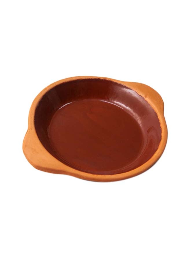 Round Stoneware Tava Brown 20cm  - Image 1