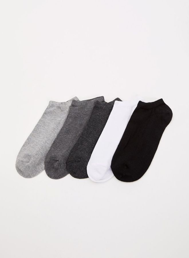 DeFacto Pair Of 5 Short Socks Multicolour 