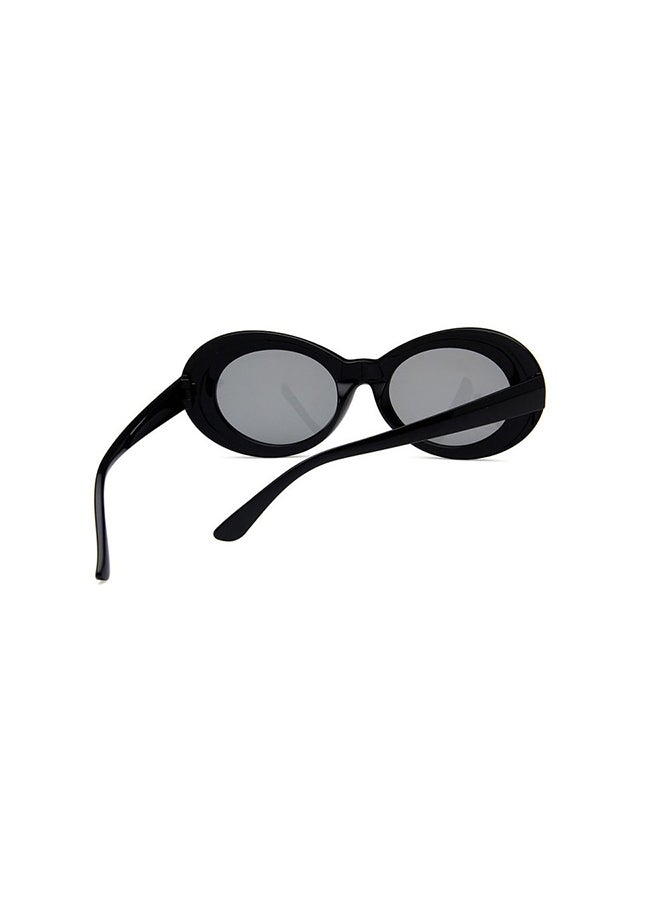 Women's Retro Oval Frame Sunglasses - Image 2