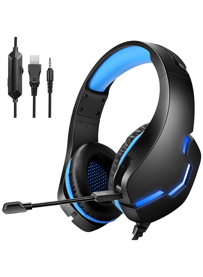 PC Wired Gamer Headset Gaming Headphones Stereo Casque Mobile Game Earphone With Mic LED Light For PS4 /PS5 /XOne /XSeries /Nswitch /PC/ Phone/ Laptop - Image 1