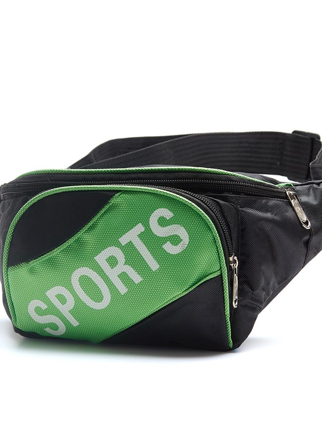 Sports Waist Belt Bag Black/Green  - Image 4