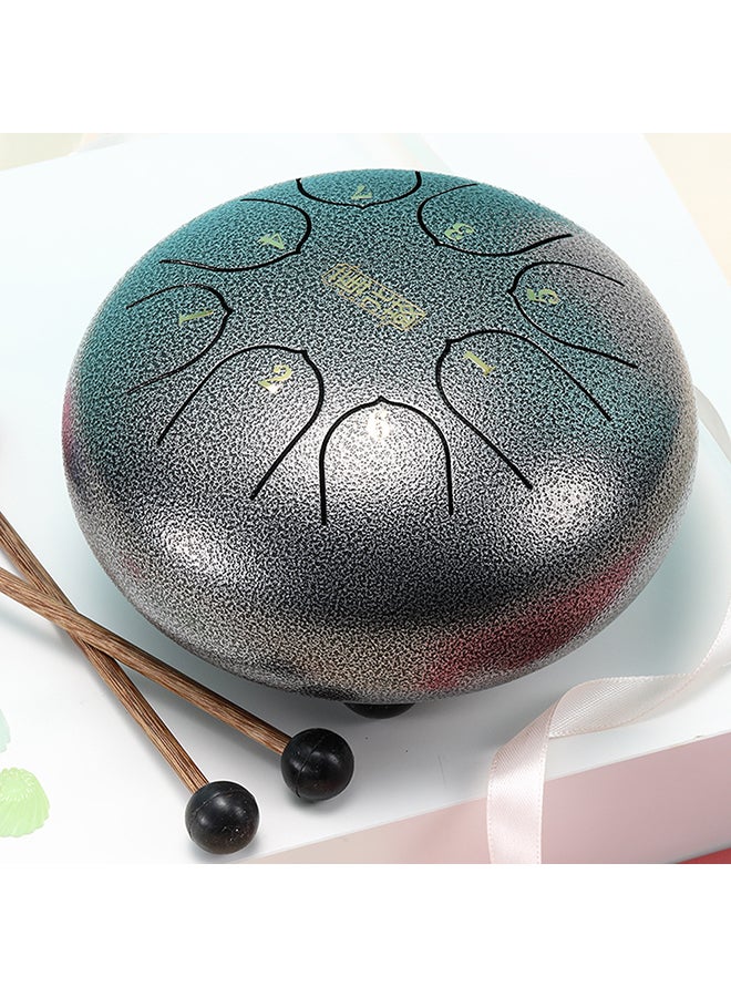 Generic 8-Tone Hand Pan Drum With Drumstick  - Image 2