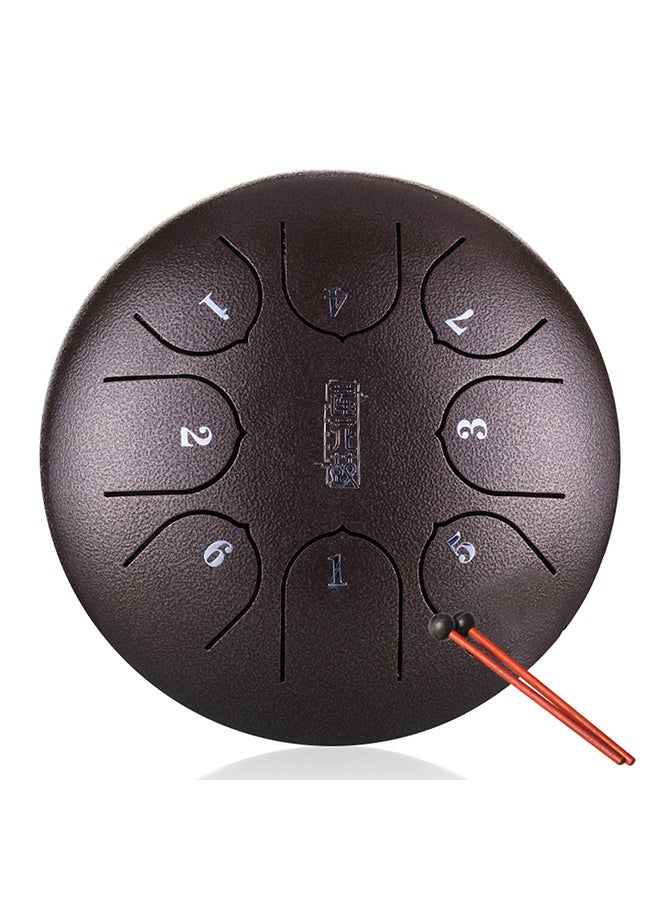 Generic 8-Tone Hand Pan Drum With Drumstick  - Image 1