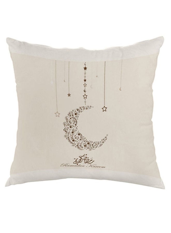 ديكالاك وسادة بطبعة رمضان كريم بيج / بني 40 x 40سم