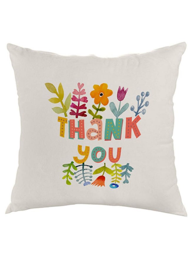 Decalac Thank You Printed Pillow Multicolour 40 x 40cm