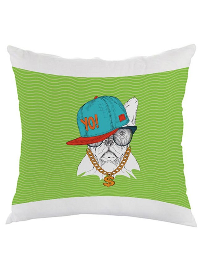 وسادة مطبوع عليها رسمة لشخصية كلب كارتونية متعدد الألوان