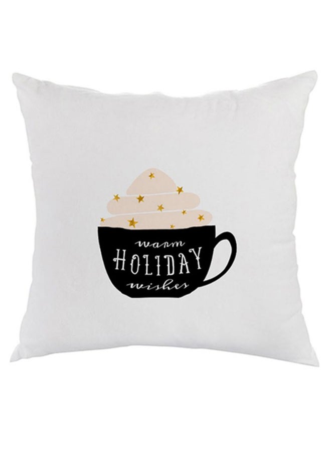 Decalac Moka Mug Printed Pillow White/Black/Pink 40 x 40cm