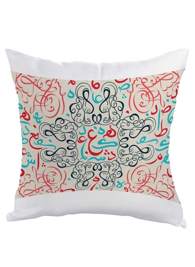 وسادة نوم بطبعة مربعة الشكل متعدد الألوان