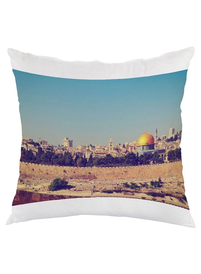 Decalac Printed Square Shaped Throw Pillow Multicolour 40 x 40cm