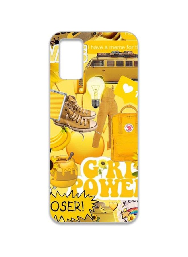 أوزو Ozo Skins For Oppo A92 Yellow/White - Image 1