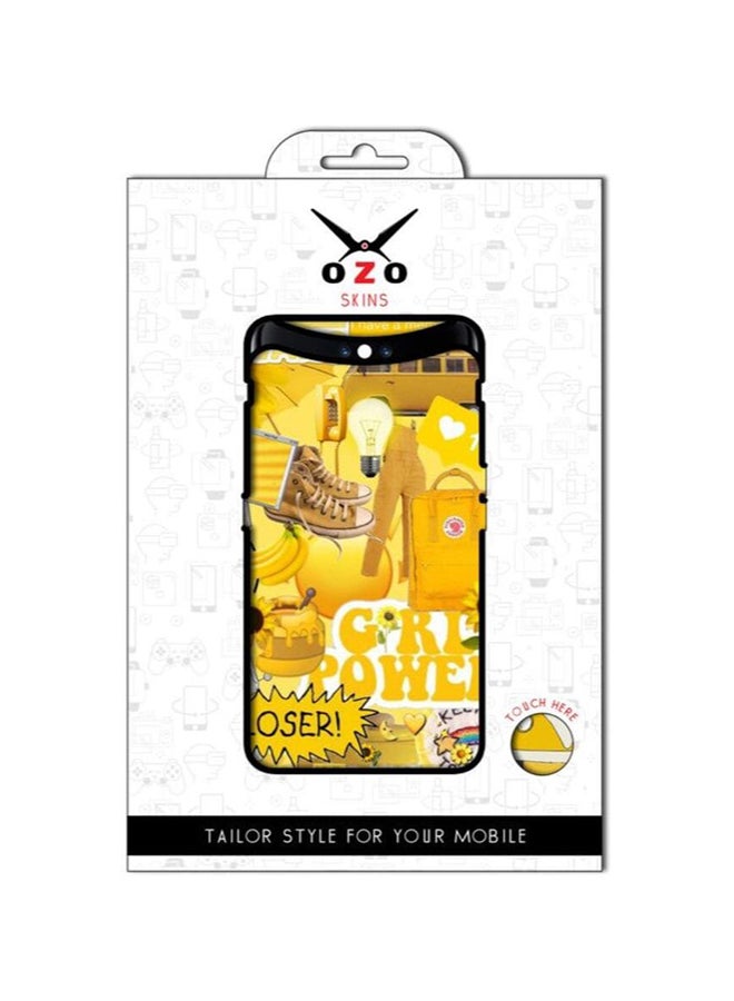 أوزو Ozo Skins For Oppo A92 Yellow/White - Image 3