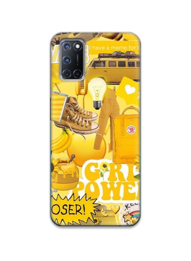 أوزو Ozo Skins For Oppo A92 Yellow/White - Image 2