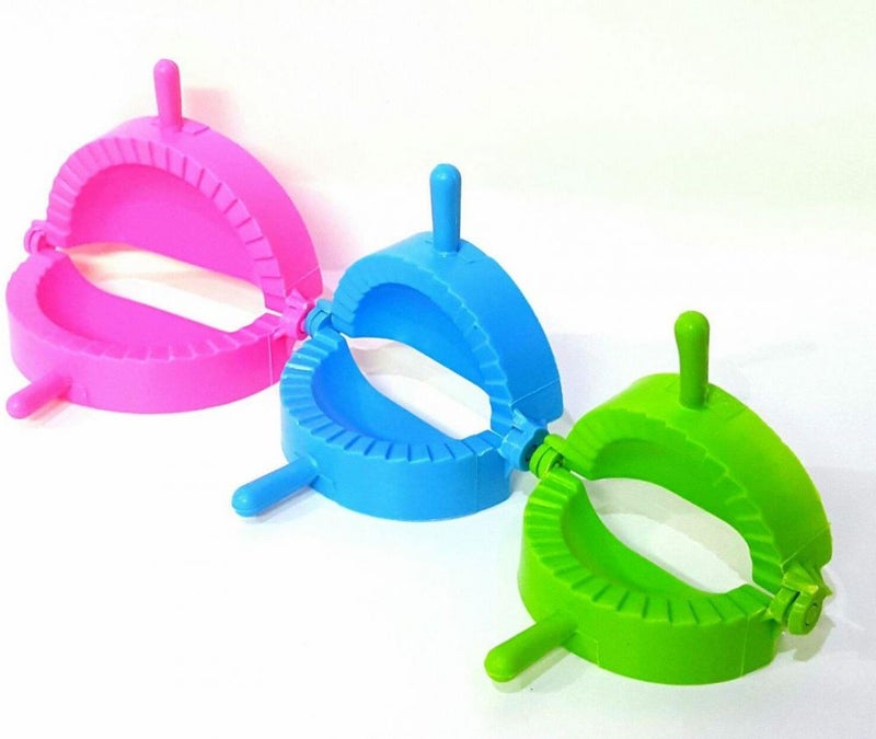 طقم قوالب لصنع الفطائر مكون من 3 قطع متعدد الألوان 12 x 8 x 3سم - Image 2