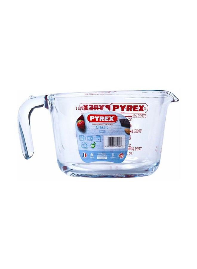 PYREX Measuring Cup Clear/Red 12 x 8 x 8cm 