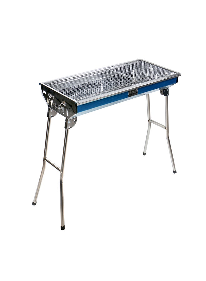 Campmate Foldable BBQ Grill Silver - Image 1
