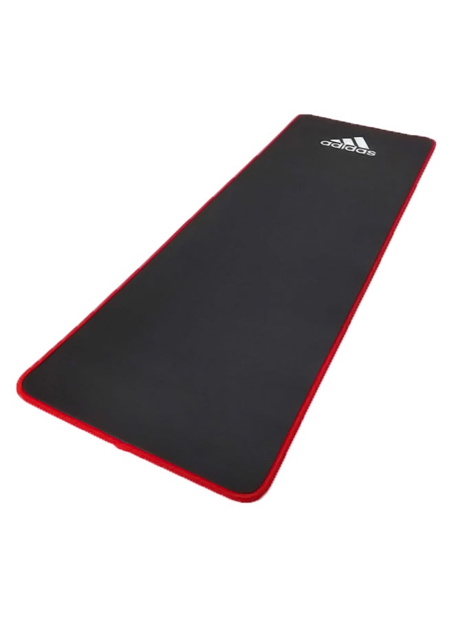 Adidas - Training Exercise Mat With Carrier Black/Red 61 x 183cm - Image 1