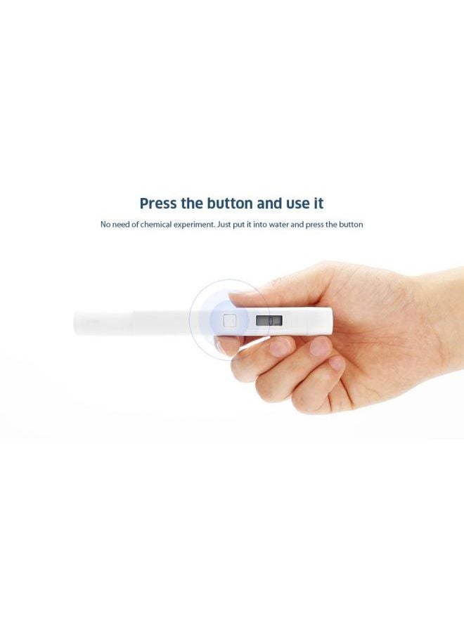 Xiaomi - Digital Water Purity Filter Tester White 9x4x5cm - Image 1