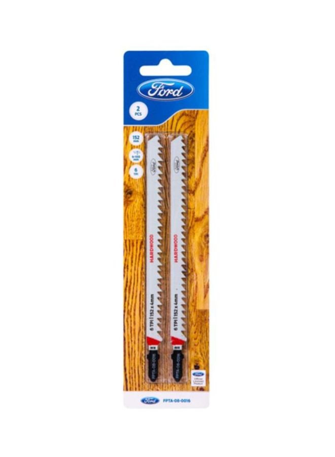 Ford 2-Piece Jigsaw Blades Silver