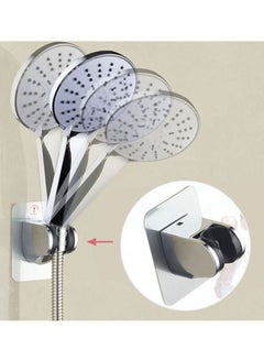 Adjustable Chrome Finish Shower Head Holder Silver 8x5x80cm - v1599548443/N24773855A_2