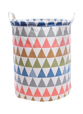 Geometric Pattern Laundry Hamper Bag Multicolour - v1599548491/N15918343A_1