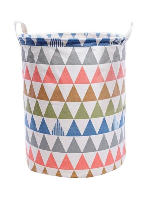 Geometric Pattern Laundry Hamper Bag Multicolour