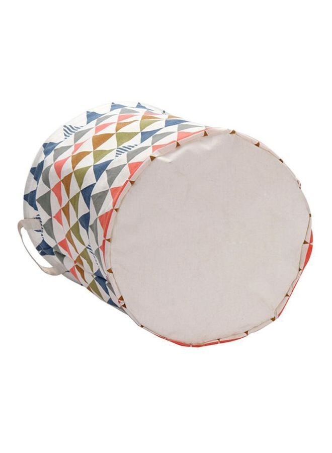 QiaoKai - Geometric Pattern Laundry Hamper Bag Multicolour - Image 1