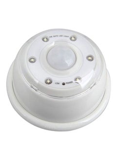 Voberry 6 LED PIR Sensor Motion Detector Lamp White 9x3x9cm  - Image 1