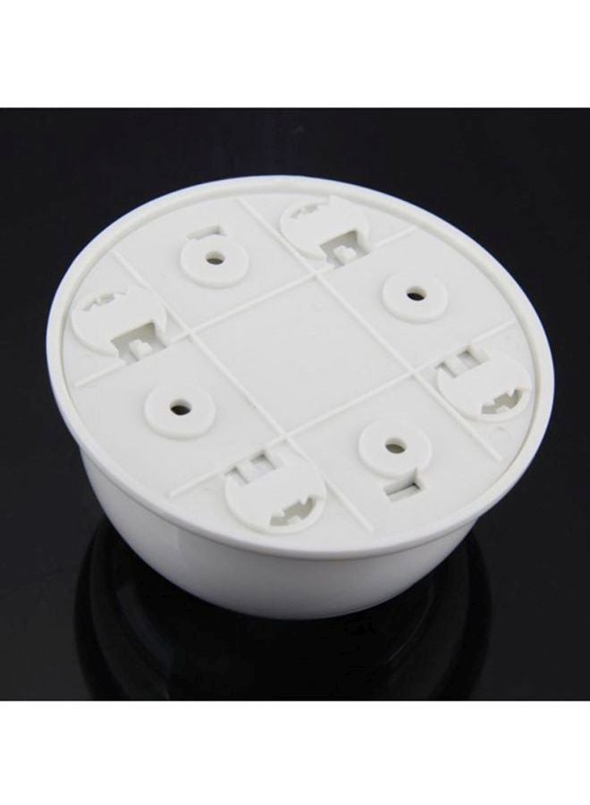Voberry - 6 LED PIR Sensor Motion Detector Lamp White 9x3x9cm - Image 1