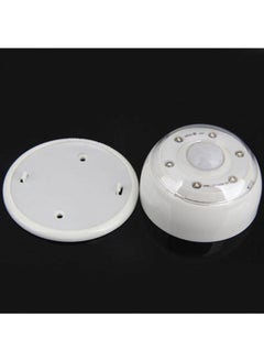Voberry 6 LED PIR Sensor Motion Detector Lamp White 9x3x9cm  - Image 4
