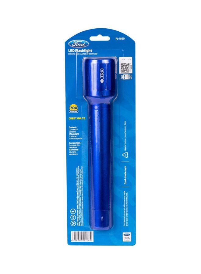 Ford - Led Flashlight, 700 Lumens Cree Xml T6 Blue 2.20  x 12.795inch - Image 1
