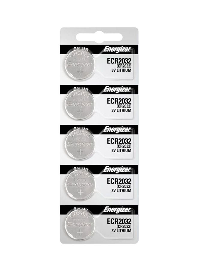 5-Piece Lithium Battery Set Silver - v1599550691/N17956978A_1