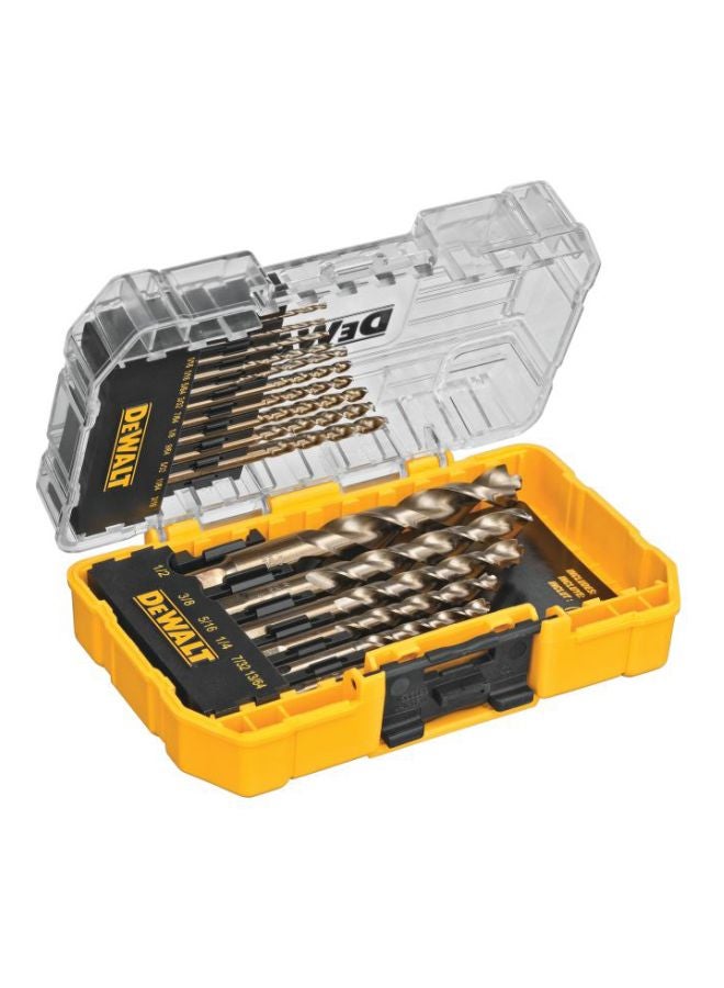 ديوالت طقم لقم مثقاب نقط دليلية من 18 قطعة ذهبي - Image 2