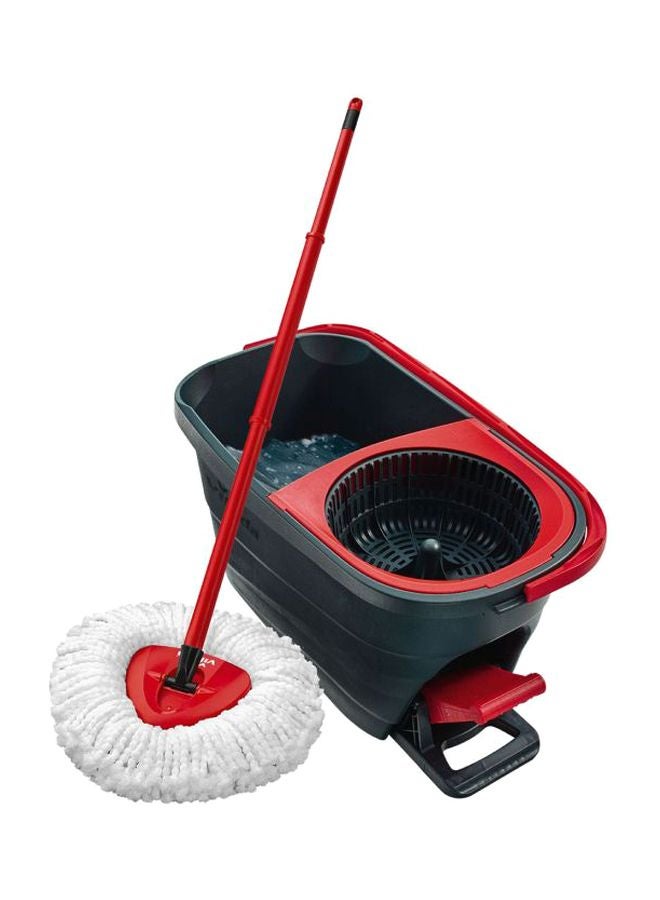 Vileda - 360 Degree Rotating Mop Stick With Bucket Red/White/Grey - Image 1