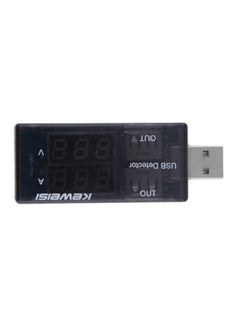 أوتاد جهاز اكتشاف تيار جهد USB بشاشة LED أسود  - Image 1