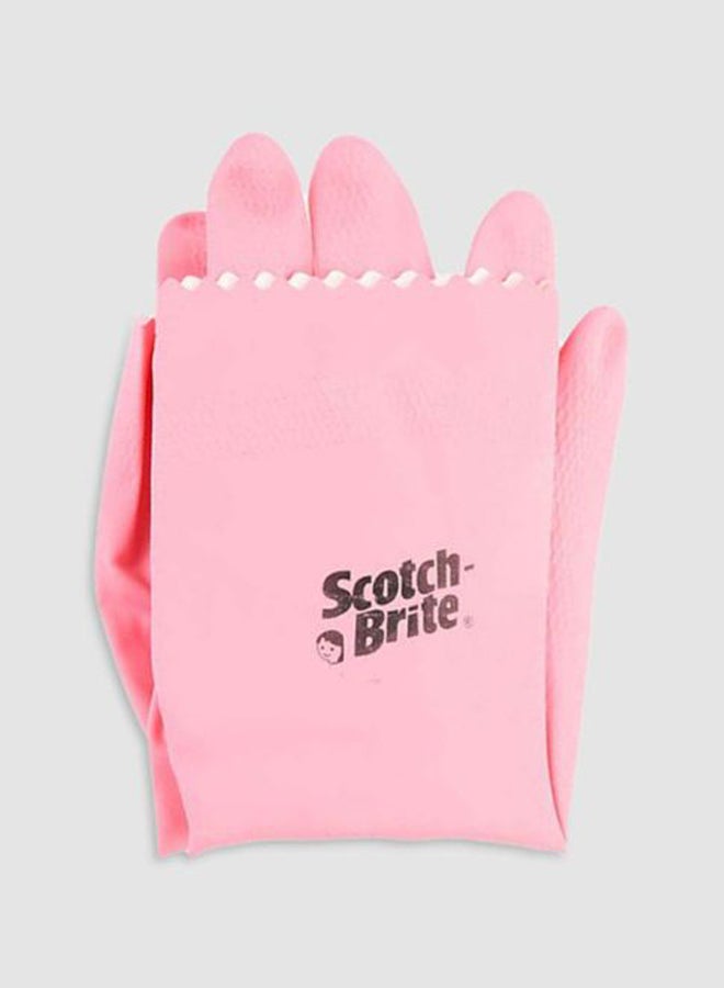 3M Delicate Duty Lemon Scented Household Gloves Pink Small - Image 2