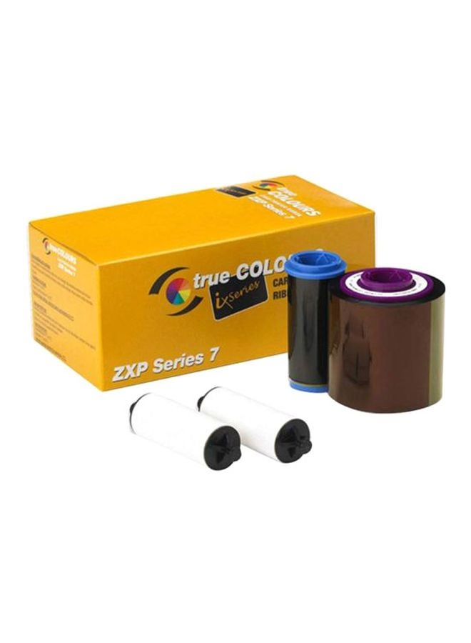 ZEBRA ZXP Series 7 True Colour Card Printer Ribbon Multicolour 