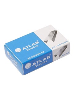ATLAS 1000-Piece Staples Pin Set Silver  - Image 1