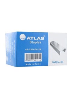 ATLAS 1000-Piece Staples Pin Set Silver  - Image 2