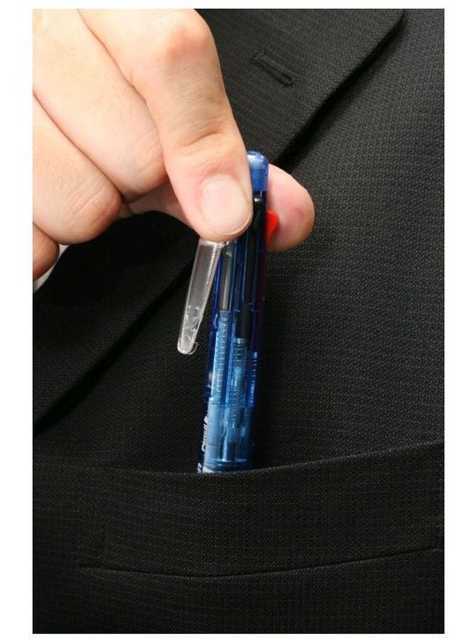 ZEBRA Clip On Multi Functional Pen Black  - Image 4