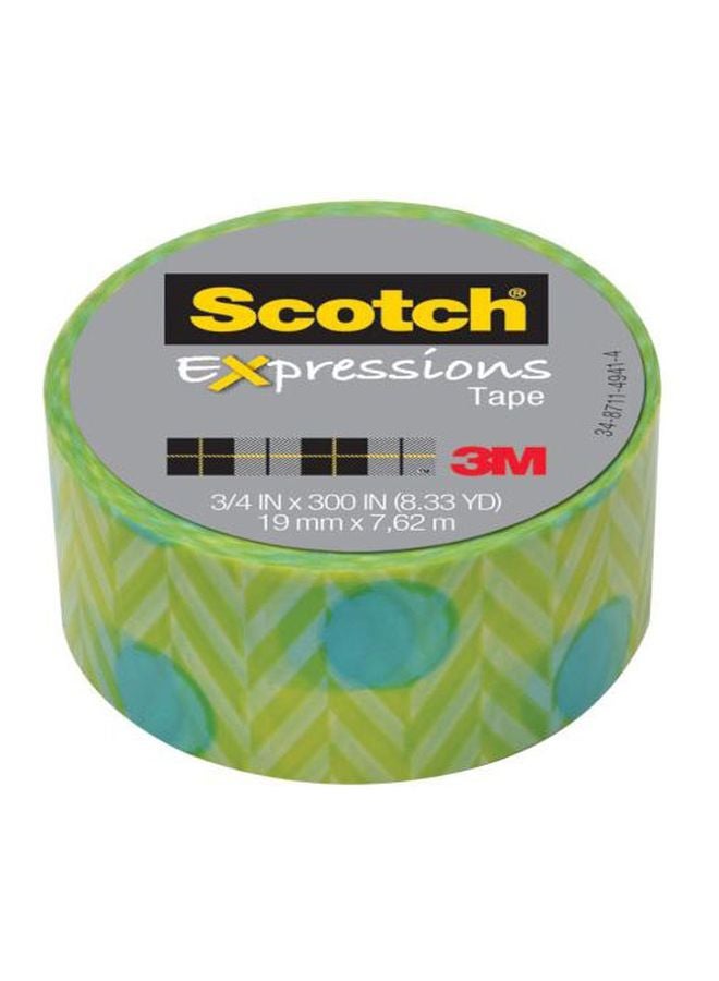Scotch  Scotch Expressions Tape Green/Blue  - Image 2