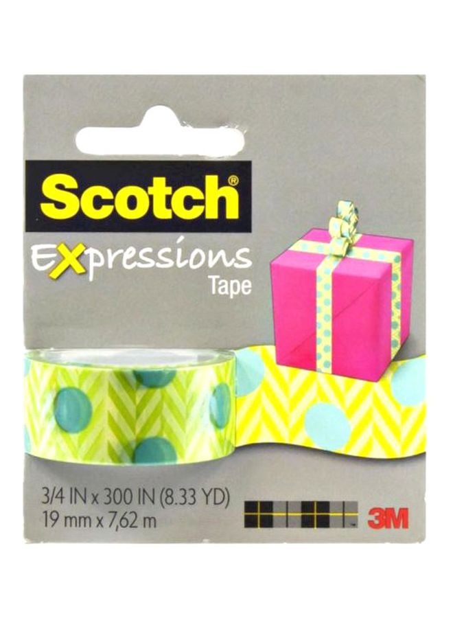 Scotch  Scotch Expressions Tape Green/Blue  - Image 3