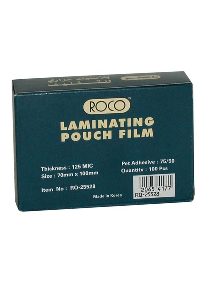 روكو طقم ورق تغليف حراري مكون من 100 قطعة شفاف - Image 2