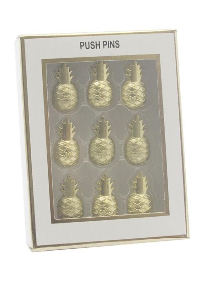 روكو مجموعة دبابيس تثبيت من 9 قطع ذهبي