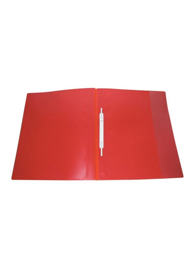 روكو غلاف تقارير من البلاستيك مقاس A4 أحمر