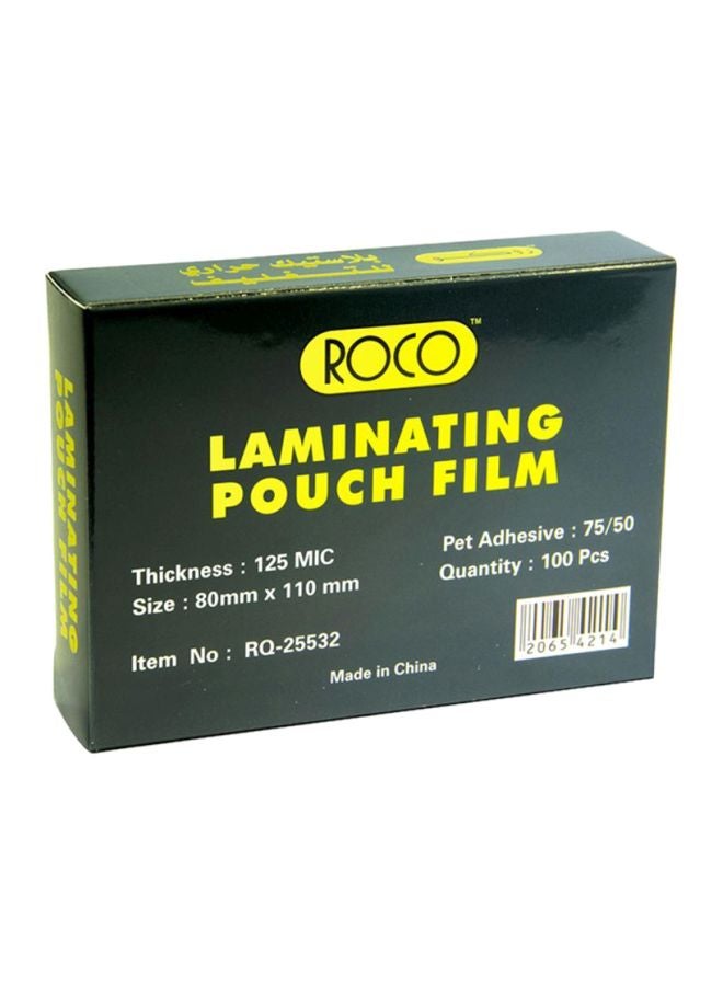 روكو طقم ورق تغليف حراري مكون من 100 قطعة شفاف - Image 2