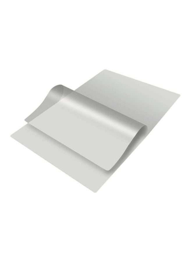 روكو طقم أوراق تغليف حراري مقاس A4 مكون من 100 قطعة شفاف - Image 2