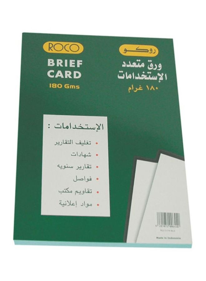 ROCO A4 Plain Brief Card Stock